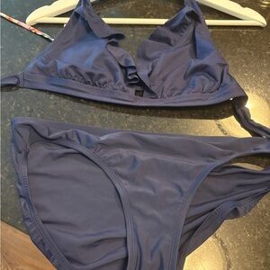 Kona Sol Blue Bikini Set for Swim